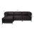 Black Axis 4pc Sectional Atlantis Black Titanium Frame For Sale - Image 8 of 10