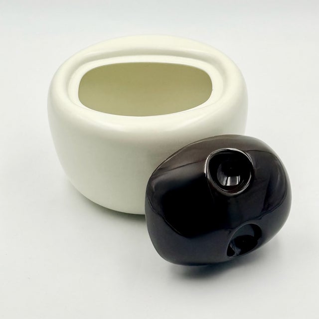 Sculptural Orange Ceramic Vases, Italy, 1970s, Set of 2 For Sale - Image 11 of 13