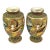 Late 19th Century Kutani “1000 Faces Immortal” Hand Painted Earthenware Japanese Vases - a Pair For Sale
