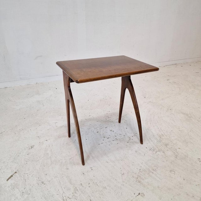 Italian Wooden Side Table, 1930s For Sale - Image 3 of 14