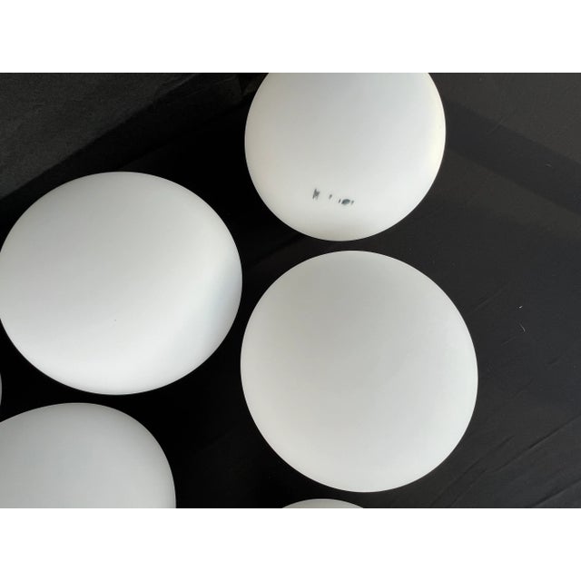 Metal Cb2 Curie Polished Champagne Brass Finish Modern Chandelier For Sale - Image 7 of 8