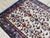 Vintage Afghan Tree of Life Bird Rug in Ivory, Indigo and Madder Red For Sale - Image 4 of 9