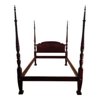 Pennsylvania House Solid Cherry Queen Size Poster Bed For Sale