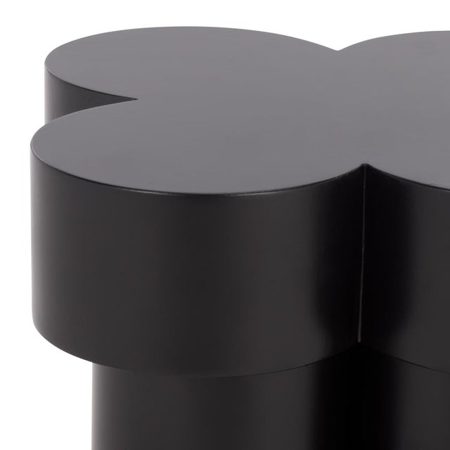 Spritely Home Bastien Accent Table in Black For Sale - Image 4 of 7