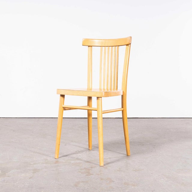 Blonde Bentwood Dining Chairs from TON, 1960s, Set of 9 For Sale - Image 14 of 14
