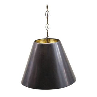 Vintage Bronze Pendant Light For Sale