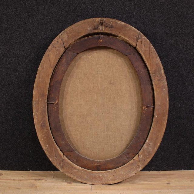 Italian Artist, Oval Portrait of Saint Catherine of Genoa, 1670, Oil on Canvas For Sale - Image 9 of 15