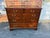 Late 20th Century Late 20th Century Henkel Harris George III Mahogany Chest of Drawers For Sale - Image 5 of 17