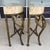 Late 20th Century Pair of Tessellated-Faux Marble One-Drawer Tables With Metal Tree Branch Bases For Sale In Raleigh - Image 6 of 15