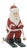 Santa on Skis Ornament (Set of 6) For Sale