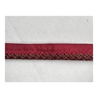 Braided 3/8" Robert Allen Deep Rust Cord With Lip- 4 Yards For Sale