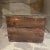 1800s Antique Firewood Coal Wood Repousse Box Brass Panels For Sale - Image 9 of 12