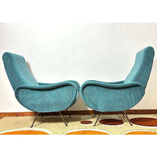 Vintage Lady Lounge Chairs attributed to Marco Zanuso, Italy, 1950s, Set of 2 For Sale - Image 11 of 14