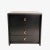 Johnson Furniture Co. Mid-Century Modern Paul Frankl Nightstands Lacquered in Ebony, Pair For Sale - Image 4 of 8