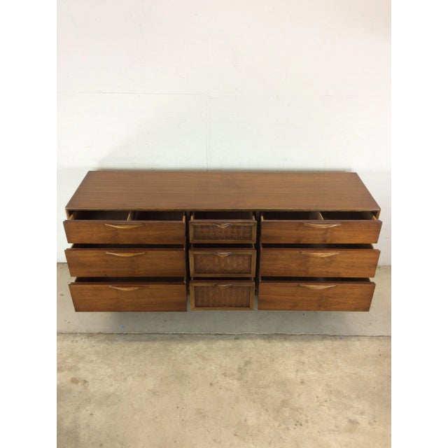 Lane Furniture Mid Century Modern Lowboy Dresser by Perspective Series From Lane Furniture For Sale - Image 4 of 12