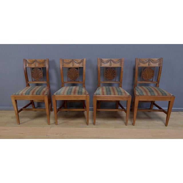 Provençal Cherry Wood Chairs, 20th Century, Set of 12 For Sale - Image 4 of 18