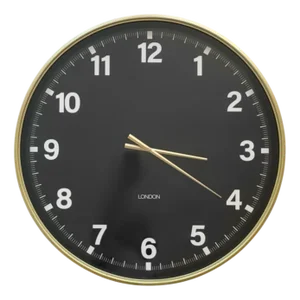 Mid-Century Modern Factory Clock, 2000s