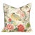 The House of Scalamandré Shenyang Linen Print Pillow, Bloom For Sale