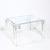 Transparent Pair of Mid-Century Modernist Rectilinear Lucite & Glass Side/End Tables For Sale - Image 8 of 18