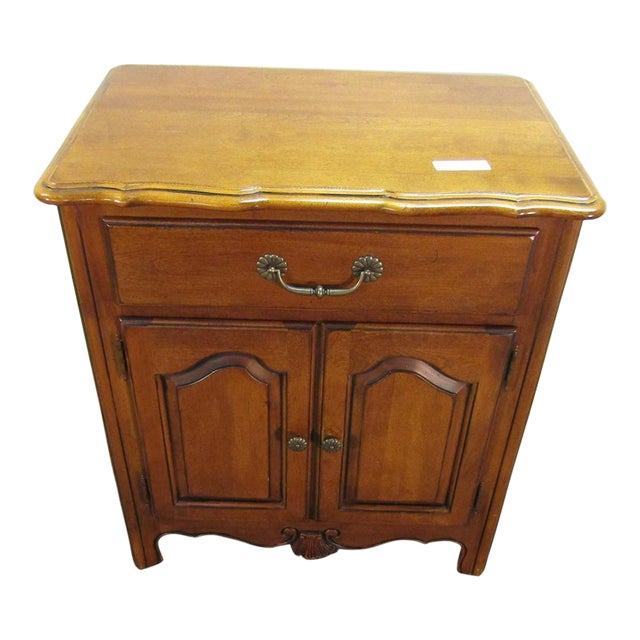 Ethan Allen Country French Solid Maple Nightstand Chairish