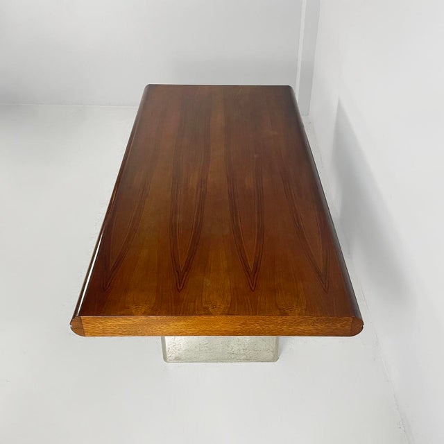 Italian Modern Wooden and Metal Desk by Hans Von Klier for Skipper, 1970s For Sale - Image 6 of 14