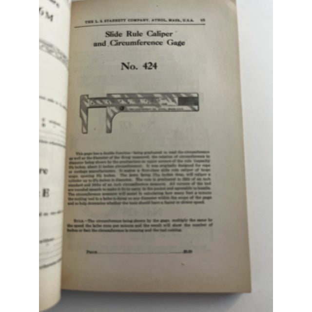 1915 Starrett Tools Book For Sale - Image 4 of 10