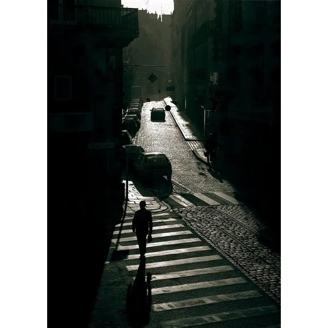 2000 - 2009 Sam Thomas, Man Walking, Black and White Photograph, 2003 For Sale - Image 5 of 5