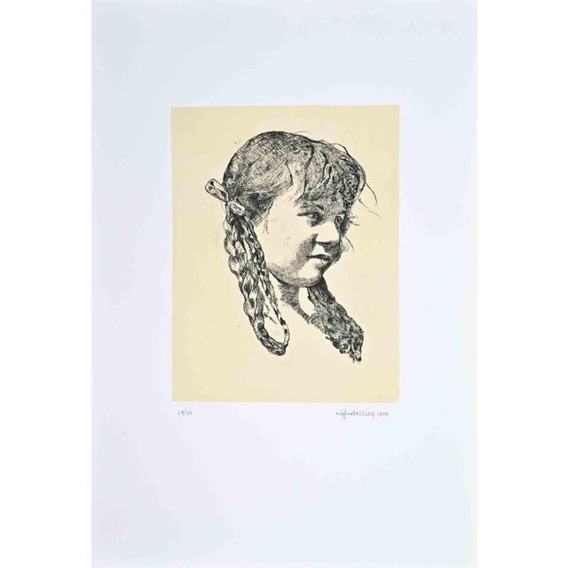 Etching realized by Sigfrido Oliva in 1989. Hand signed and numbered in pencil. Edition of 45. Very good condition. This...