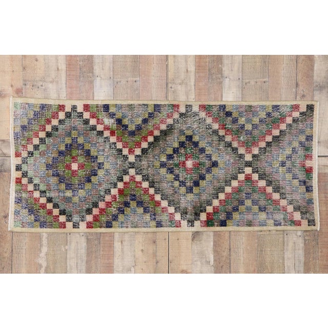 Vintage Turkish Sivas Rug, 02'07 X 06'00 For Sale - Image 9 of 10