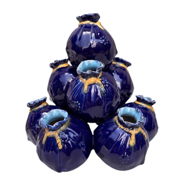 19th Century English Majolica Sacks Vase Flower Holder t.c. Brown Westhead Moore For Sale - Image 4 of 7