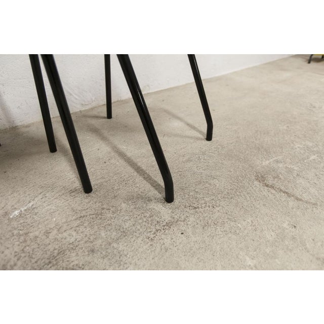 Wood Set of Chairs by Jean Pauchard for Tolix, 1960s For Sale - Image 7 of 18