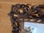Baroque Antique Hand-Carved Wooden Mirror, 19th Century. For Sale - Image 3 of 10