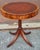 Early 20th Century Georgian Style Tooled Leather Inset Mahogany Drum Table For Sale In Washington DC - Image 6 of 10