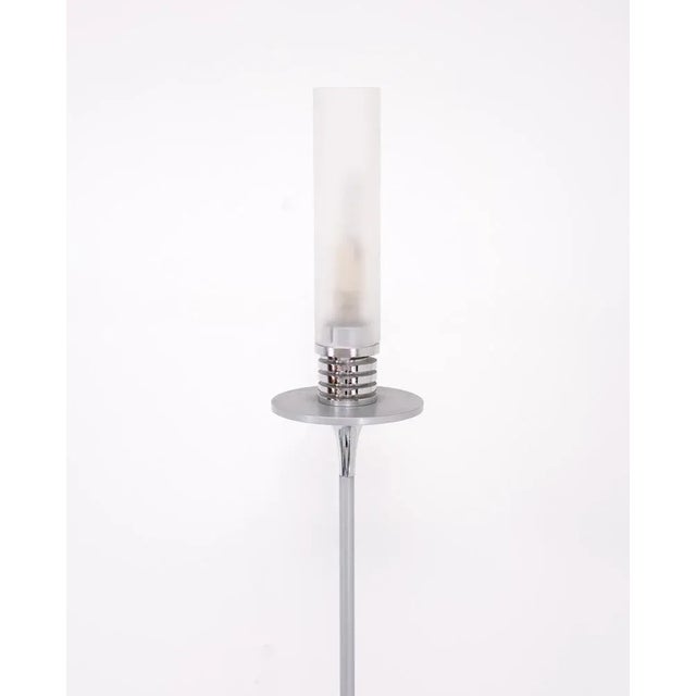 White Sleek Tall Halogen Wall Lamp Occhio, Italy, 1999 For Sale - Image 8 of 9