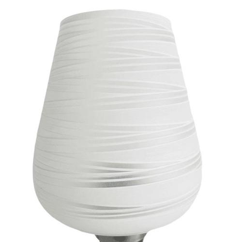Mid-Century Danish Table Lamp in Opaline and Teak, 1960s For Sale - Image 3 of 7