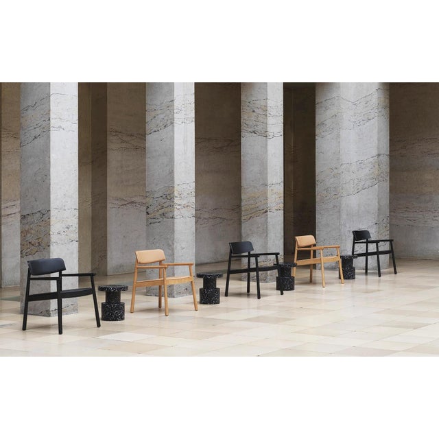 Early 21st Century Leather Timb Lounge Armchair from Normann Copenhagen, 2010s For Sale - Image 5 of 17