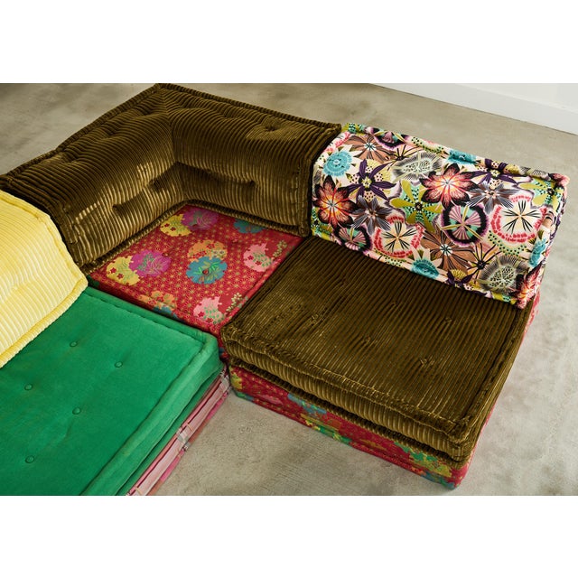 Mah Jong Hans Hopfer for Roche Bobois Kenzo Missoni 21 Piece Sofa For Sale - Image 11 of 12