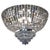 Glass Allure Six Lights Flush Mount in Polished Chrome and Crystal by Aggiolight For Sale - Image 7 of 7