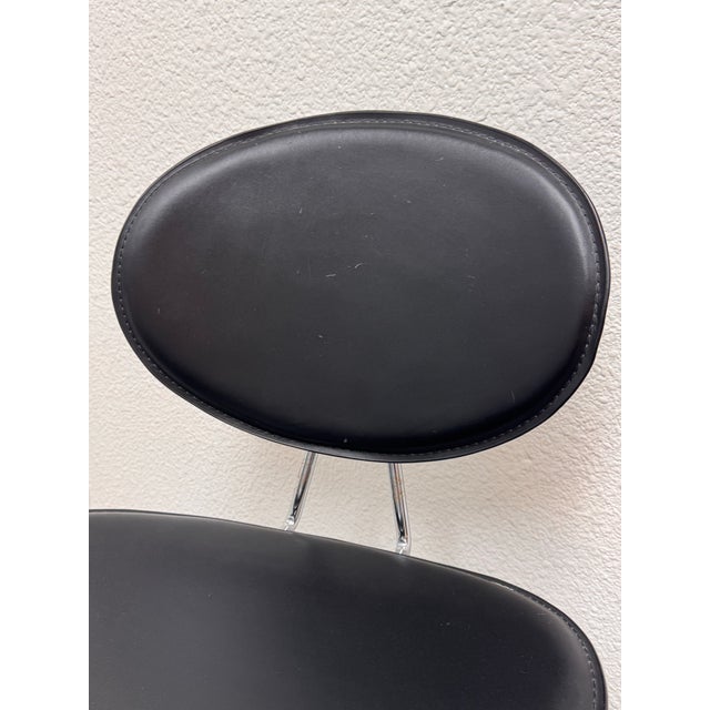 Contemporary Adjustable Swivel Stool For Sale In San Francisco - Image 6 of 12