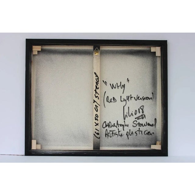 Early 21st Century WHY - Red Light Version 2018 For Sale - Image 5 of 6