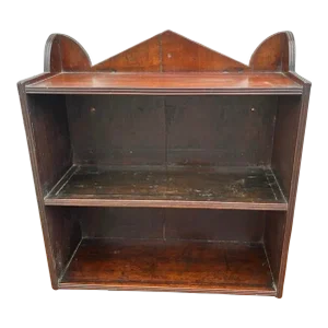 Antique Early 19th Century English Regency Wall Book Shelf in the Manner of Thomas Hope