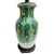 Wood Vintage Chinese Famille Verte Bok Choy Table Lamp With Longevity Finial For Sale - Image 7 of 10
