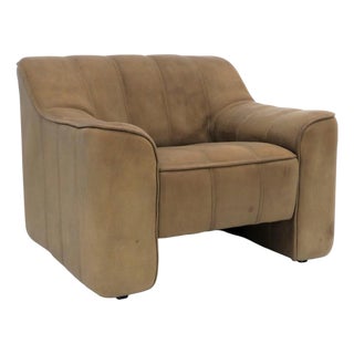 De Sede Ds-44 Buffalo Leather Lounge Chair, Switzerland, 1970 For Sale