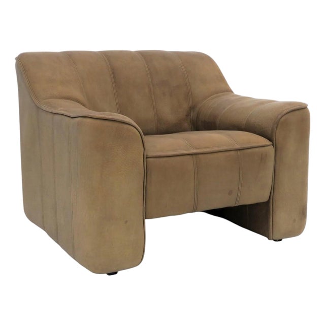 De Sede Ds-44 Buffalo Leather Lounge Chair, Switzerland, 1970 For Sale