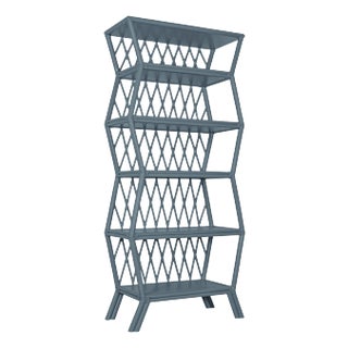 Hollywood Etagere, Regatta Blue For Sale