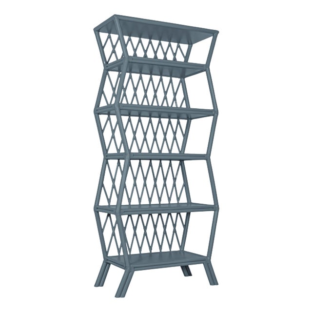 Hollywood Etagere, Regatta Blue For Sale