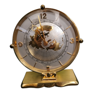 Imexal 15 Jewel Swiss Movement Alarm Clock World Clock Desk Alarm