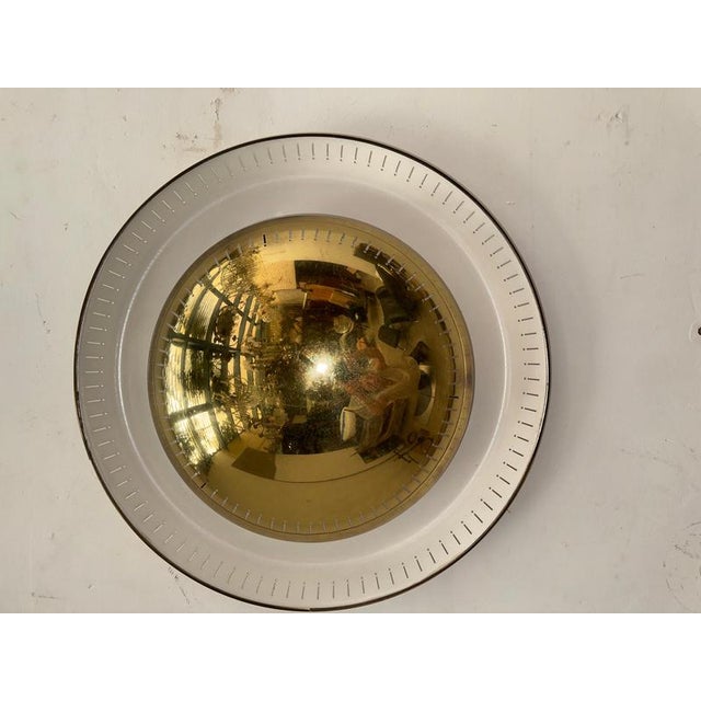 Vintage Brass Flush Mount from Kaiser, 1950s For Sale - Image 9 of 14