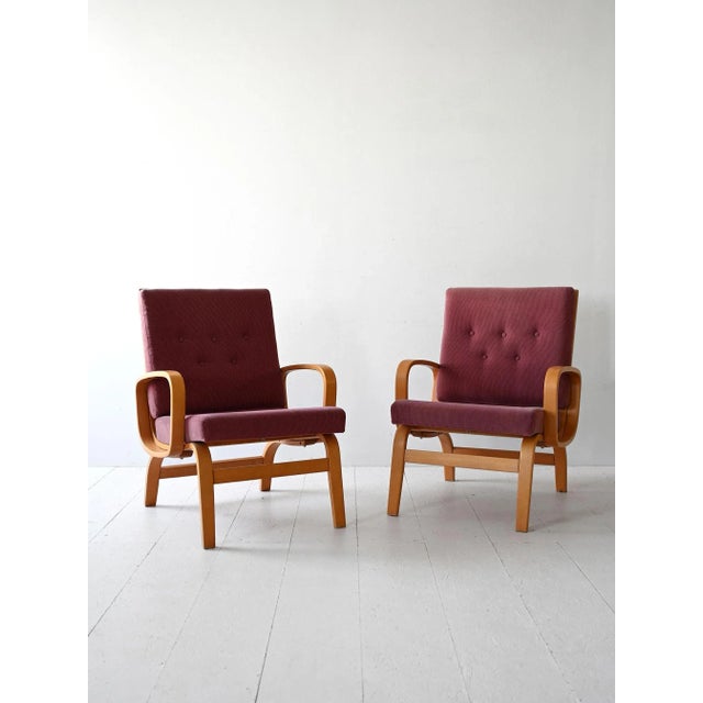 Vintage Armchairs from Gemla Möbler, 1960s, Set of 2 For Sale - Image 3 of 10