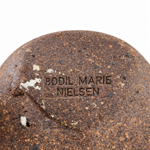 1970s Danish Brutalist Studio Pottery Works by Bodil Marie Nielsen, Denmark, 1960s-1970s, Set of 4 For Sale - Image 5 of 14
